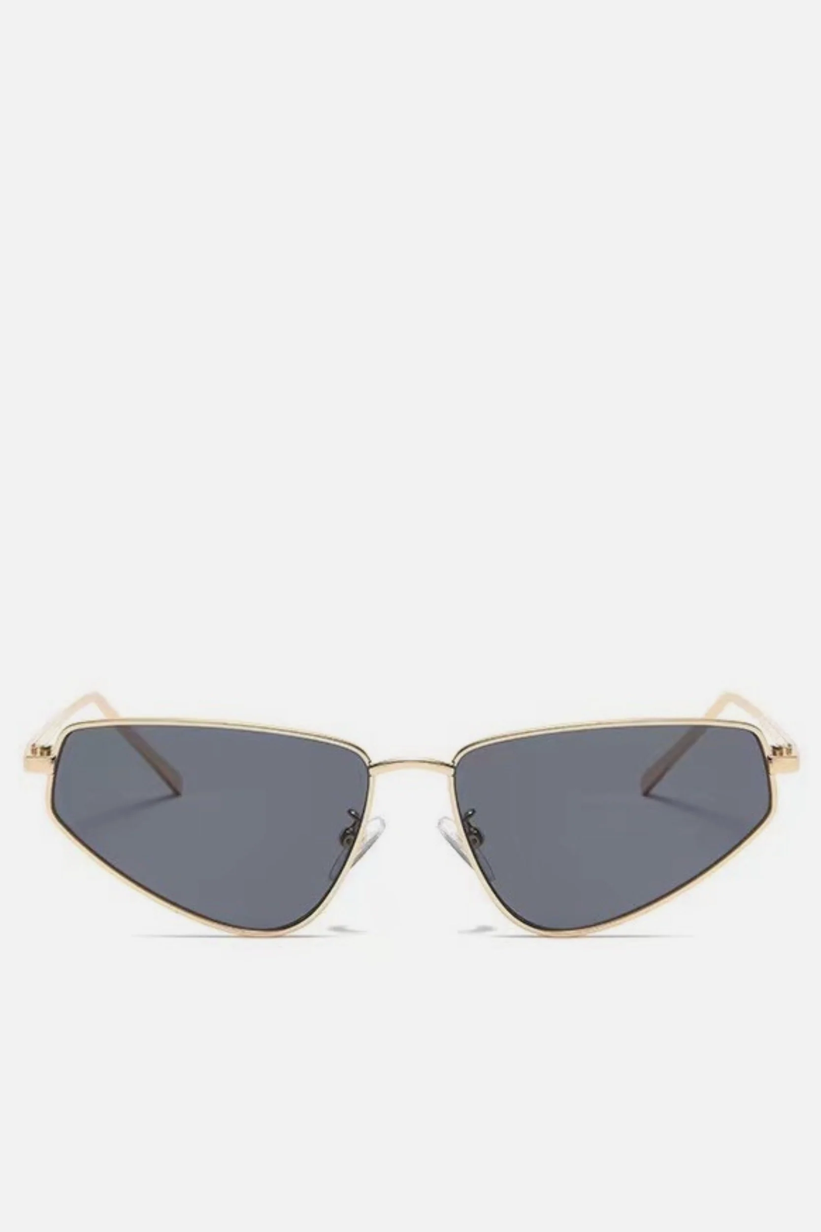 BORDEAUX Black & Gold Cat Eye Sunglasses