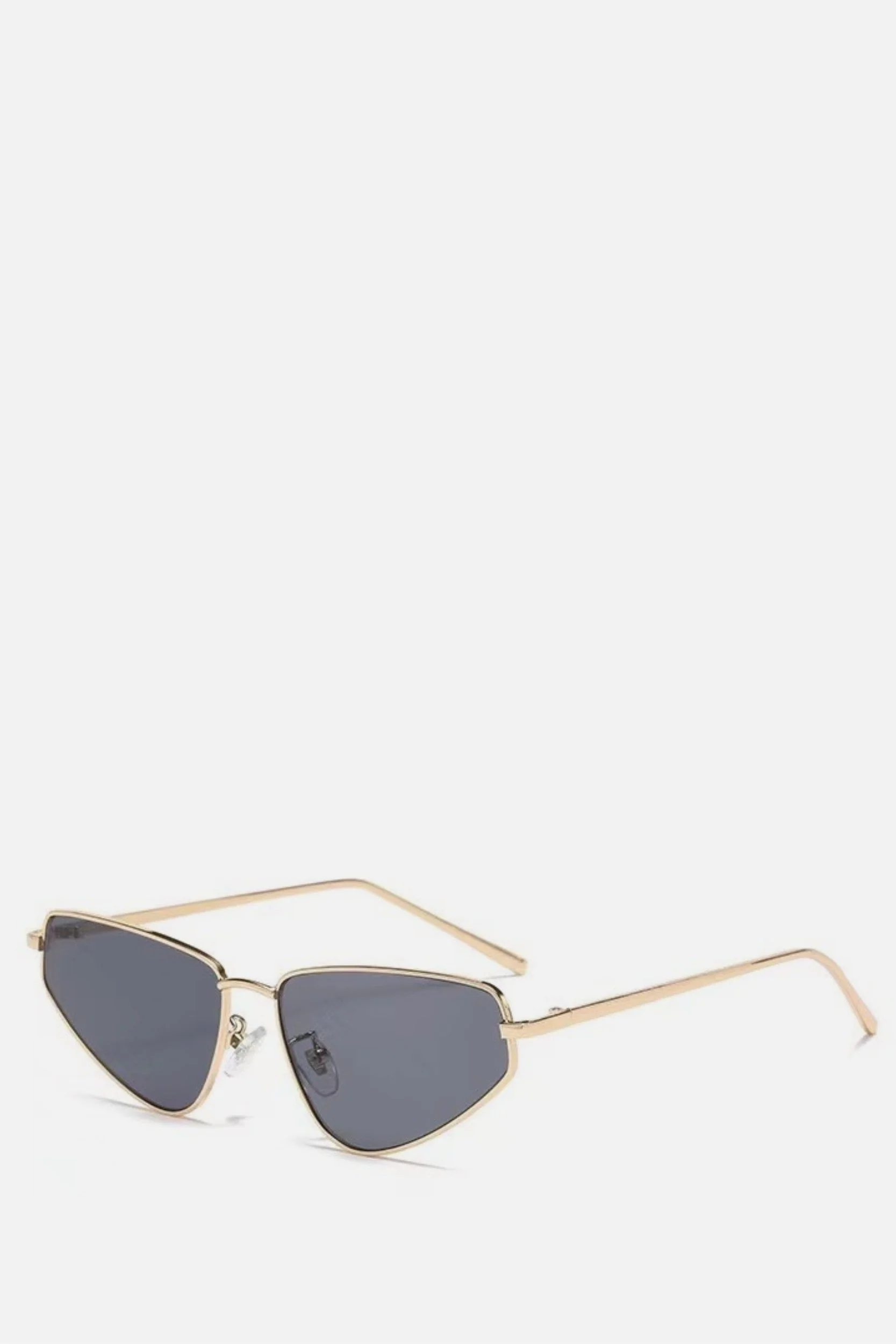 BORDEAUX Black & Gold Cat Eye Sunglasses - Image 2