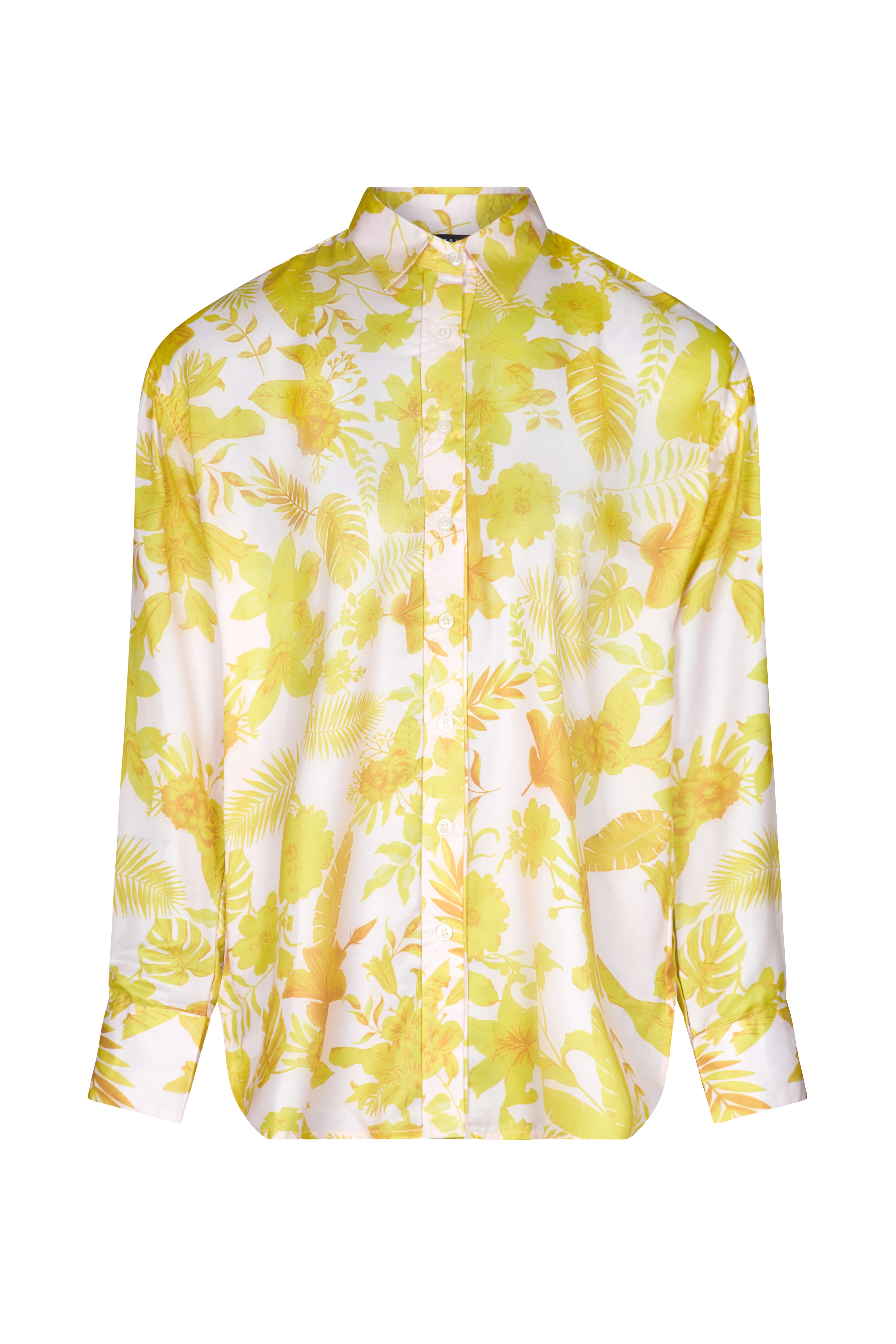 CITRUS FLORALS Long Sleeve Printed Shirt - Image 6