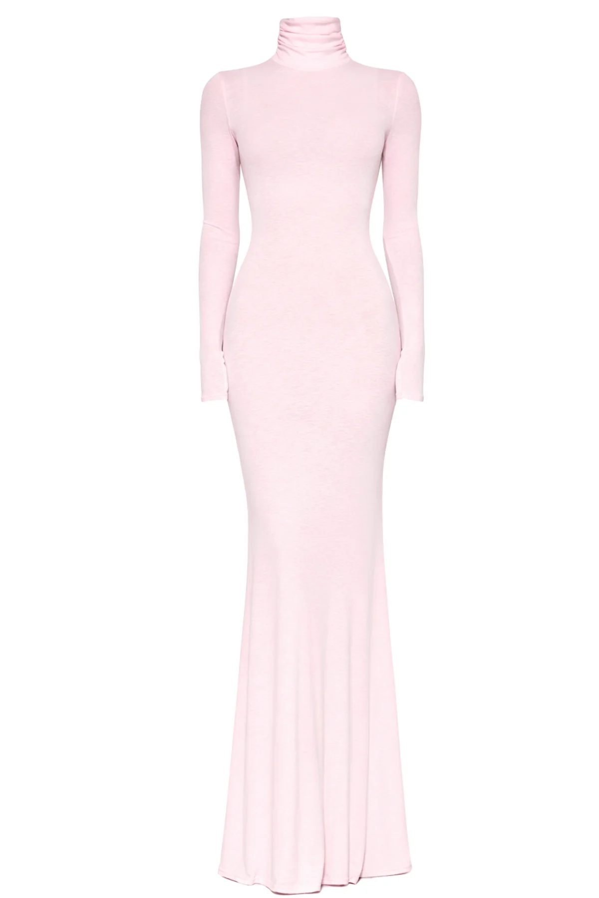 GISELE Candy Pink Fine Knit Maxi Dress - Image 8