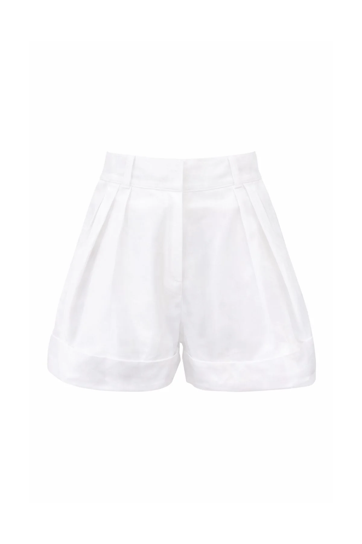 LAYLA White Tailored Shorts - Image 6
