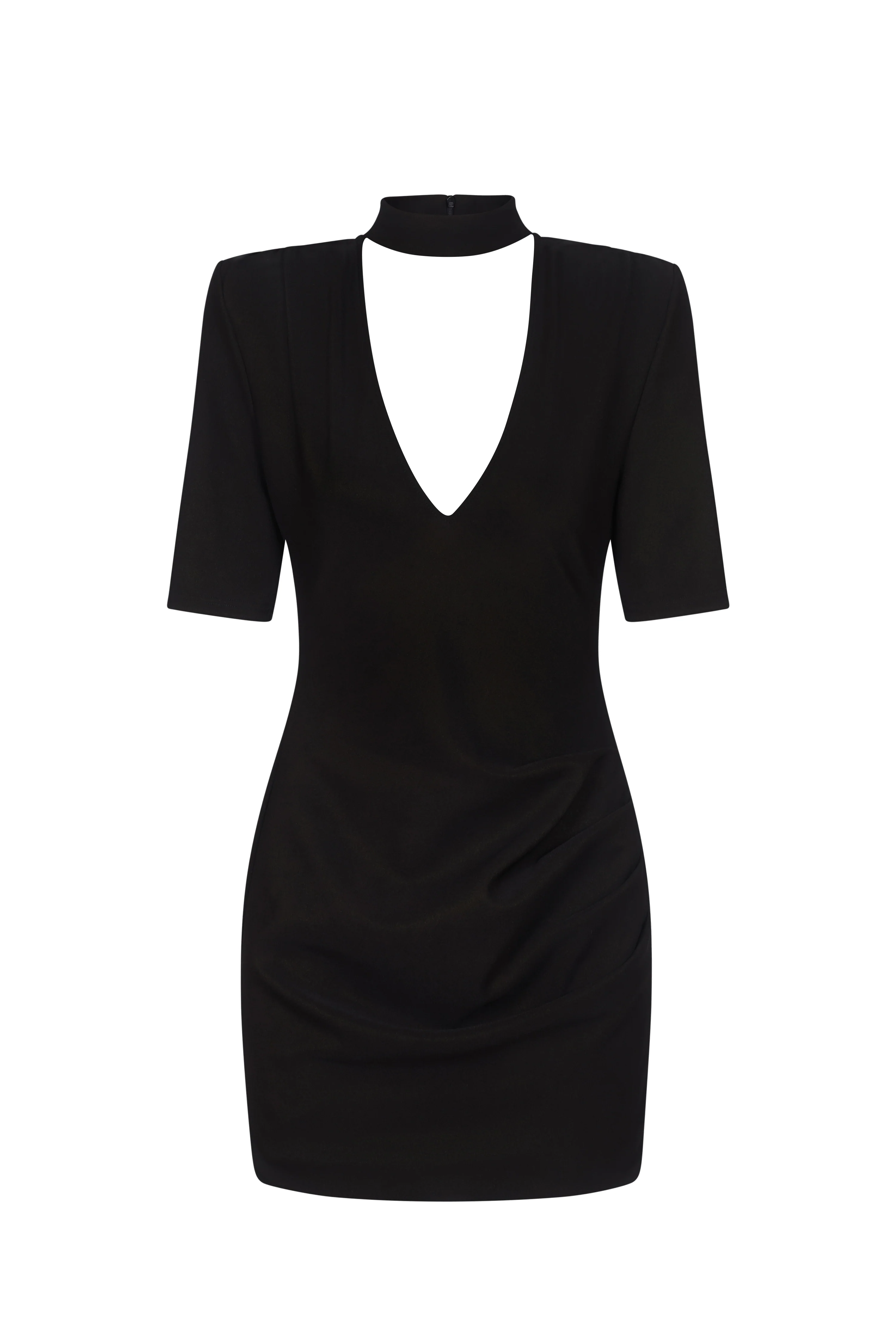 LYRA Black Cut Out Dress - Image 7