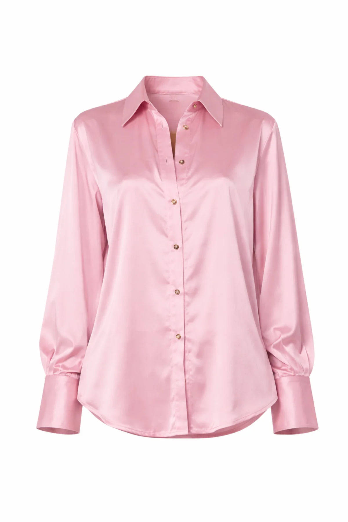 MONET Pink Satin Shirt - Image 8
