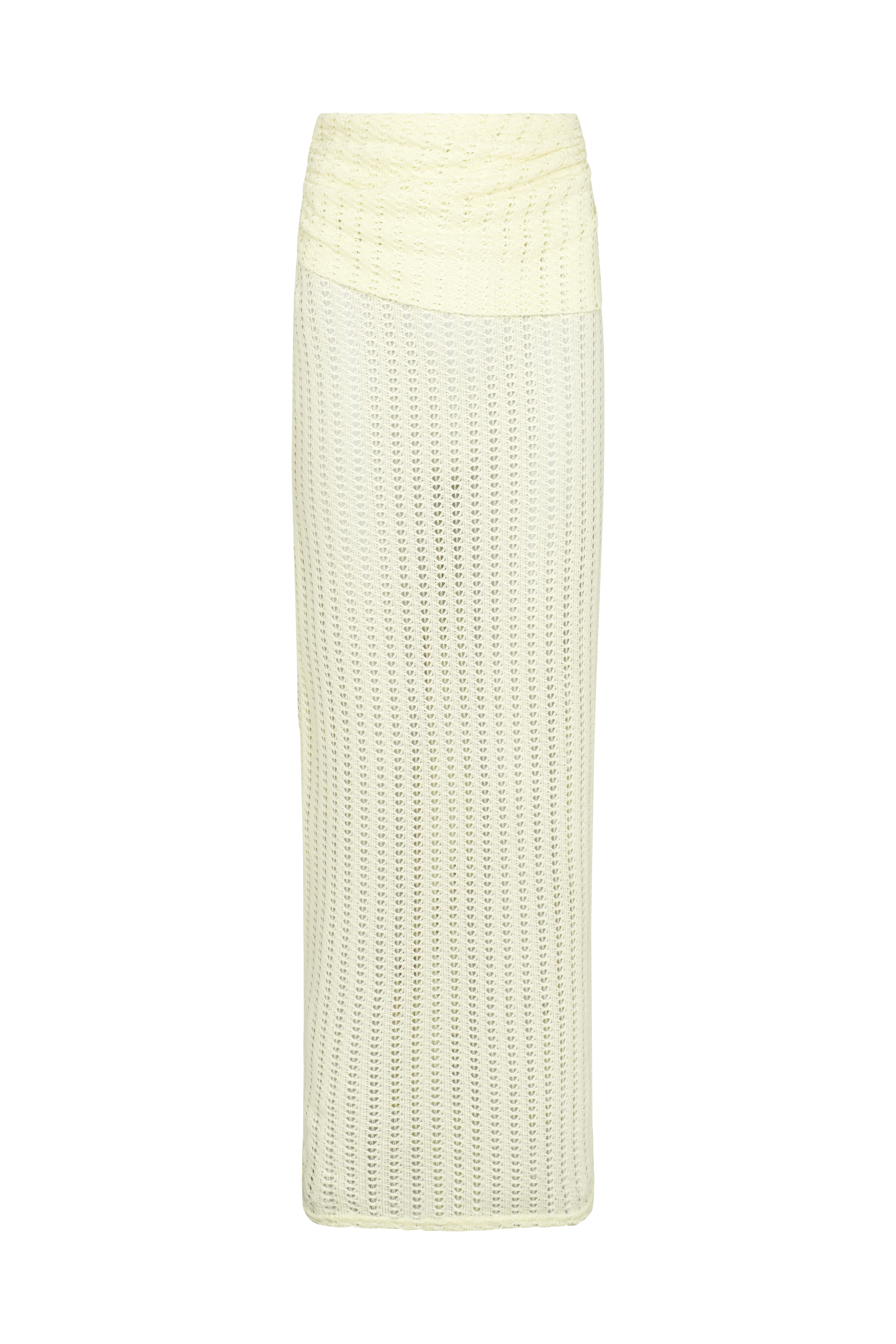 SEREN Lemon Knit Halter Top & Skirt Co Ord - Image 7