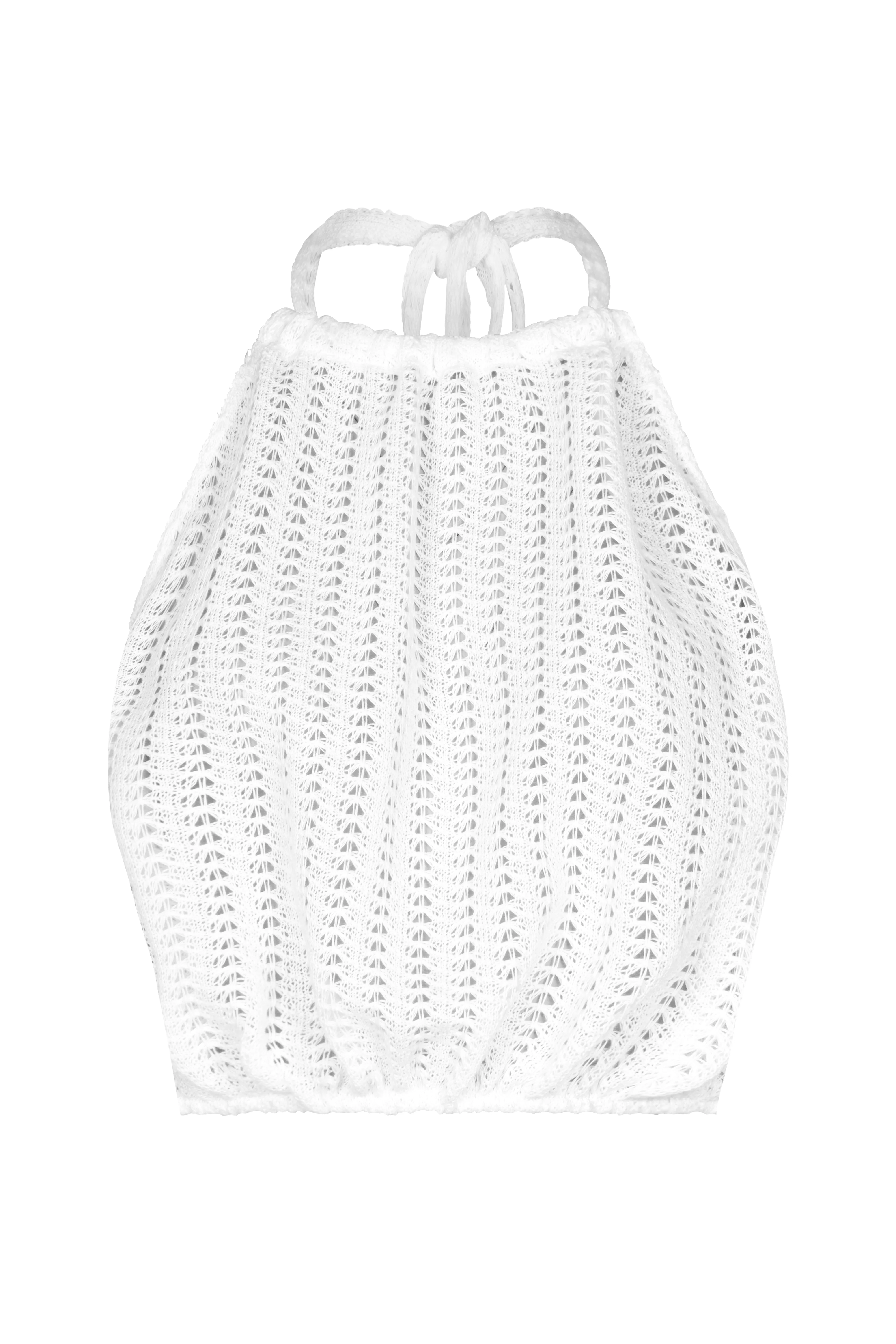 SEREN White Knit Halter Top & Skirt Co Ord - Image 5