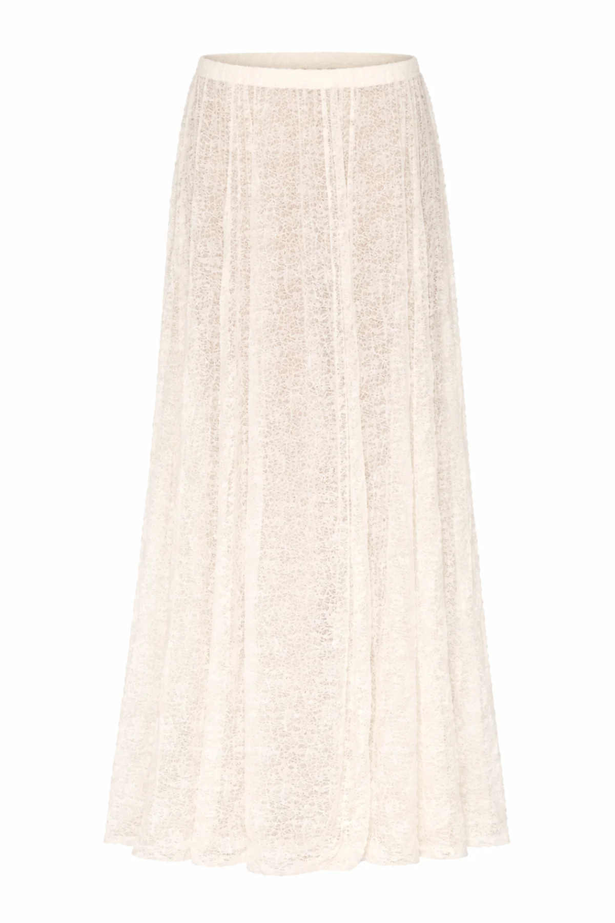 YASMINA Cream Lace Skirt - Image 7